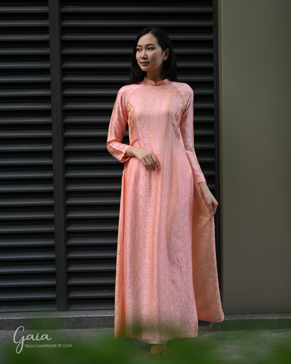 Vietnamese mulberry silk Ao Dai