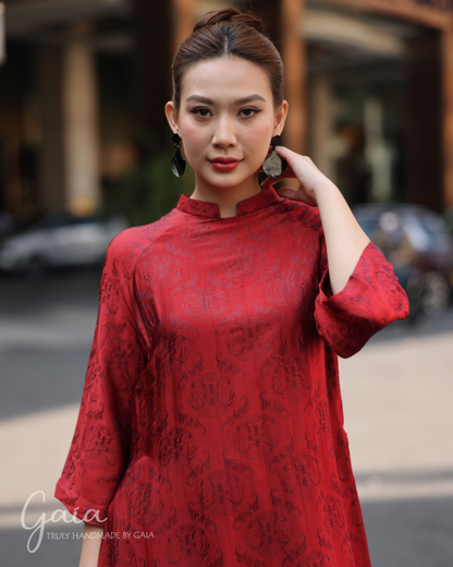 Vietnamese mulberry silk with pants