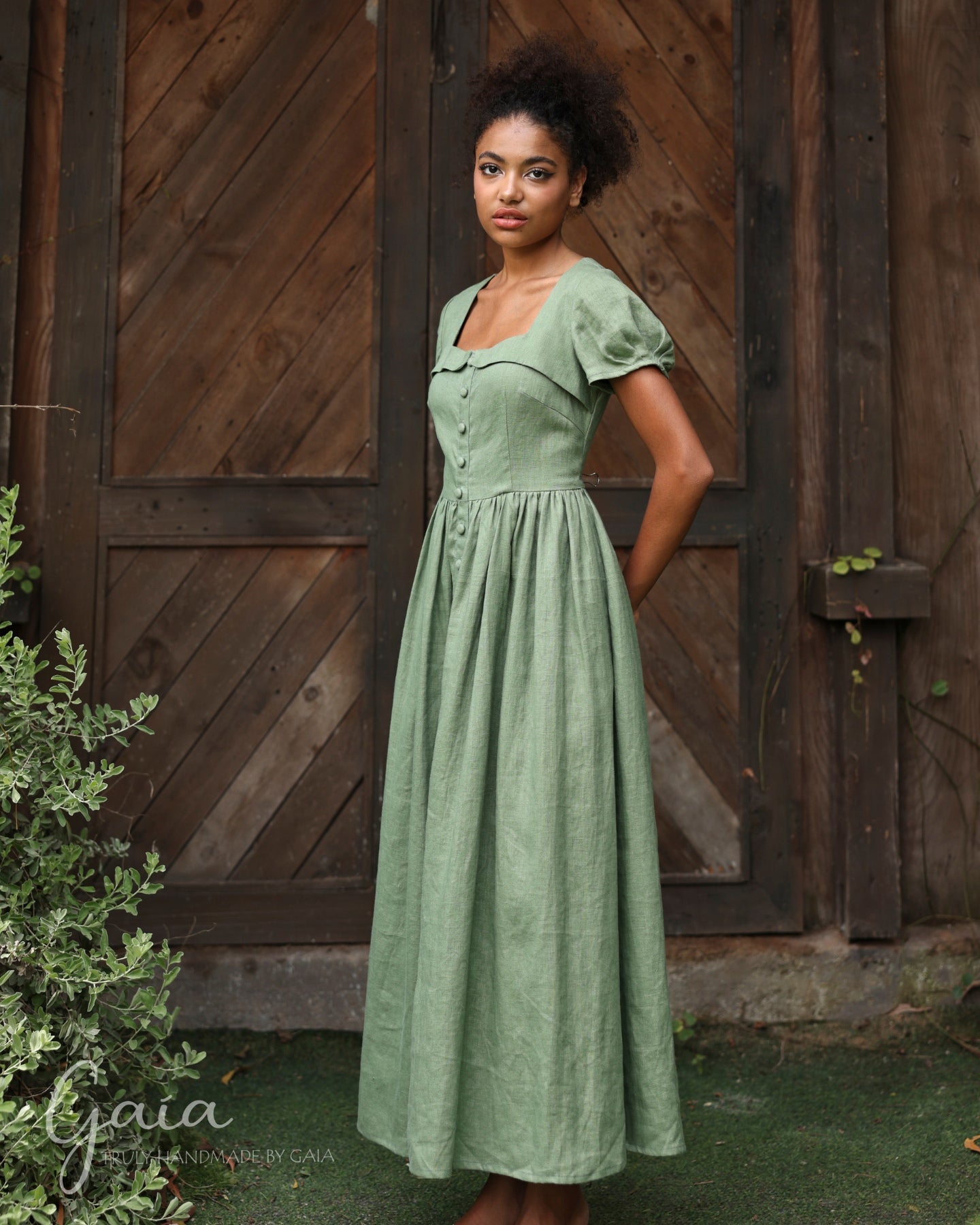 Vintage linen dress BETTY
