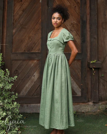 Vintage linen dress BETTY Vintage linen dress BETTY