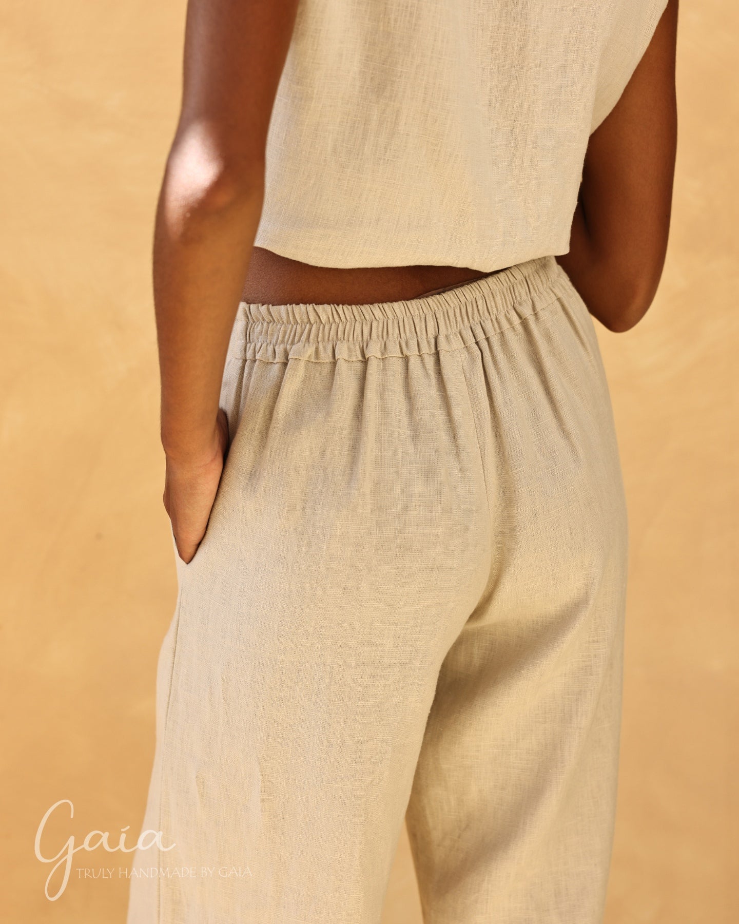 Wide linen pants 